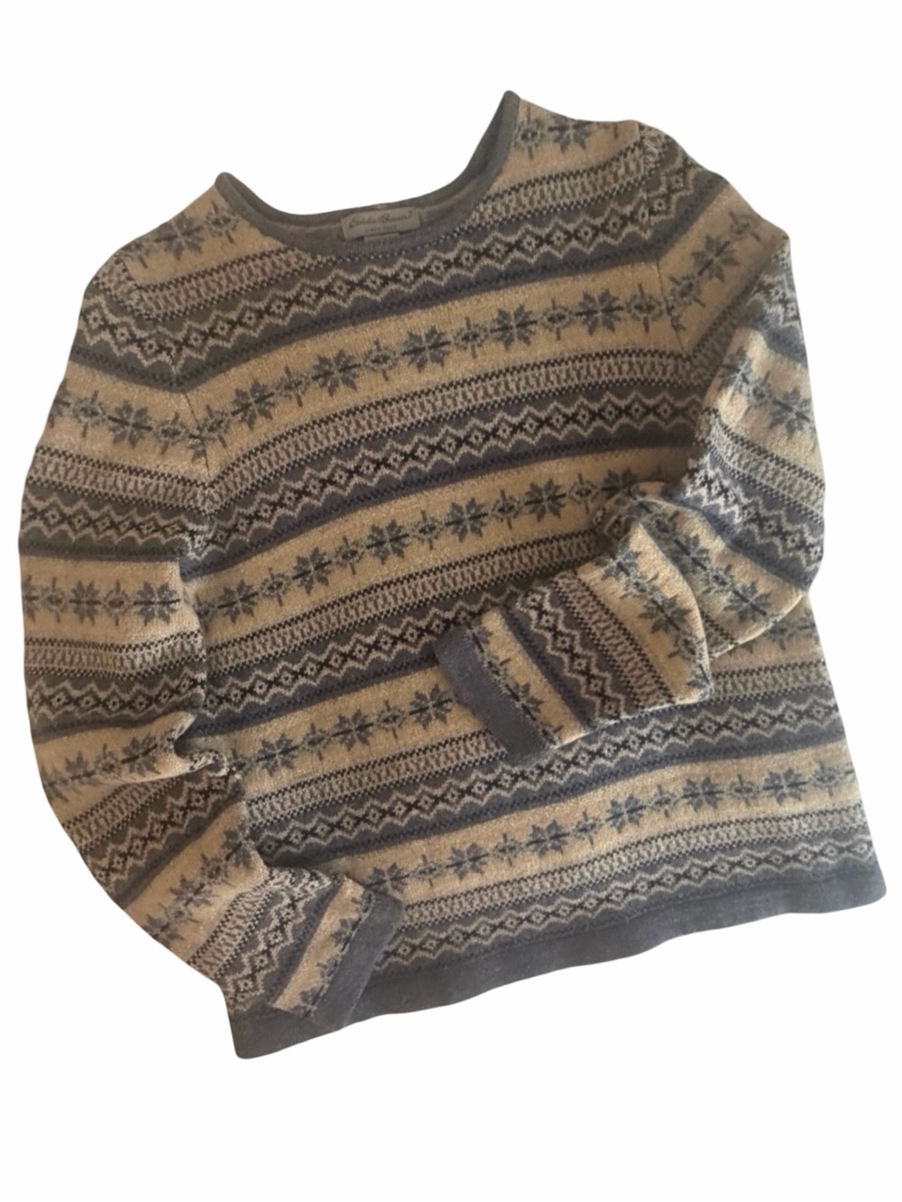 Eddie Bauer | Vintage Fair Isle Lambswool Sweater